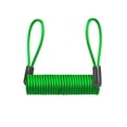 thumbnail image 3 of braveheart Steel Wire Strip Rope for Protection Metal Port Small Compact Lightness Strips Utility Helmet Motorcycle Disc Brake Lock Green, 3 of 6