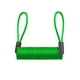 thumbnail image 2 of Sonducket Tira de alambre de acero, cuerda portátil multiusos, protección impermeable, tiras de puerto de Metal, motocicleta estable resistente al Ciclismo Verde Sonducket OD031645-03, 2 of 6