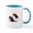 White/Blue Inside, variant on CafePress - Tap Dancing Shoes Mugs - 11 oz Ceramic Mug - Novelty Coffee Tea Cup