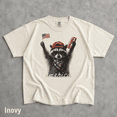 thumbnail image 4 of Olvira02 America Raccoon Shirt, Funny Patriotic Hot Dog 4th Of July Tee, Cute USA Comfort Colors T-Shirt, 4 of 7