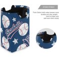 thumbnail image 3 of Panier à Motifs de Baseball Grand Panier en Tissu avec Poignée, 3 of 7
