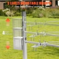 thumbnail image 4 of LUXOAK Electric BBQ Rotisserie Grill Kit, 46" 132 Lbs Capacity, 45W Motor, Height-Adjustable Stainless Steel Pig Roaster with Triangular Stability Support Stand for Pig Lamb, 4 of 9