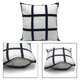 thumbnail image 3 of 4pcs sublimación espacios en panel de poliéster de almohada funda de cojín 40x40cm Baoblaze  Fundas de almohada de sublimación, 3 of 8