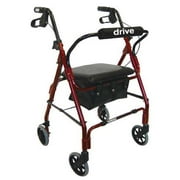 Go Lite Deluxe Rollator Walker -Color:Blue