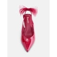 thumbnail image 4 of No Boundaries Women's Slingback Bow Heels, 4 of 6
