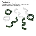 thumbnail image 2 of 200 Pieces Plant Support Clip Detachable Replacement Solid Color Anti-lost Anti-rust Gardening Growing Ring Tool Green, 2 of 9