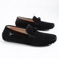 thumbnail image 5 of Big Size Men's Casual Loafers Slip On Leather Shoes Comfortable Lightweight Driving Shoes Male Moccasins Classic Penny Loafer Flats Boat Shoes Outdoor Walking Shoes, 5 of 13