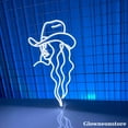 thumbnail image 3 of Glowneon Cool Cowgirl Neon Sign, Cowgirl Led Sign, Custom Girl Art LED Light, 3 of 5