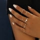thumbnail image 5 of Anillos para mujer, regalos para mujer, anillo de unión de 9 piezas con forma geométrica hueca simple, 5 of 5