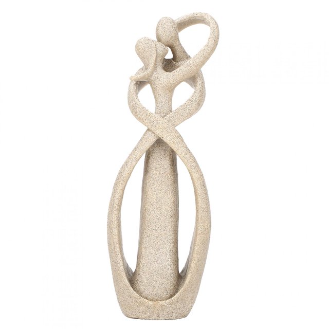 Cute Love Statue, Love Sculpture Abstract Sculpture Knick Knack Beautiful For Lover For Car For Men Home
