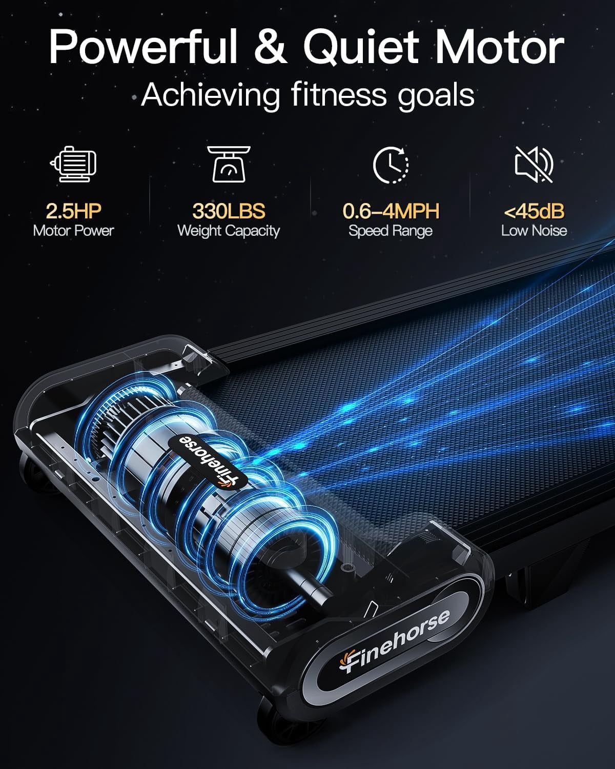 AKLUER 13% Max Auto Incline Walking Pad Treadmill, 6-Level Walking Desk with Remote Control, LED Display, 330Lbs Capacity