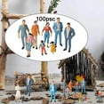 thumbnail image 4 of Dalazy Hand Painted Figures Assorted Poses Sand Table Tiny Scenery Decorative 20pcs 25th, 4 of 9