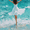 Ocean Wave Woman In White Dress, variant on Qisvanset Tortoise On Road Canvas Wall Art 15.75x11.81 Inches