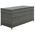 thumbnail image 4 of SAFAVIEH Oliveira Outdoor Patio Cushion Box, Grey Brown/White, 4 of 14