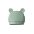thumbnail image 6 of Newborn Baby Boy Bear Style Long Sleeve Romper and Hat Outfit Set Green 0-3 Months, 6 of 6