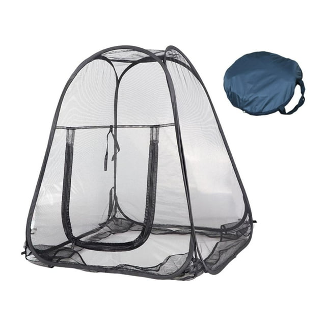 Tienda de campaña de red, refugio para una sola con bolsa de transporte, tienda de campaña al aire libre con mosquitera para acampar, hacer se