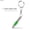 Green, variant on Personal Anti-Static Keychain | Stops Shocks from Car Doors & Clothing in Dry Weather - Reusable Static Electricity Eliminator for Daily Comfort