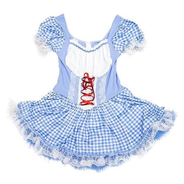 Boo! Inc. Kansas Belle Women's Halloween Costume Sexy Dorothy of Oz Blue  Checkered Dress - Walmart.com