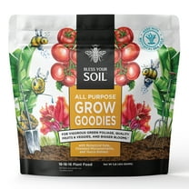 Bless Your Soil Grow Goodies All Purpose Plant Food Fertilizer, 1lb with Yucca & Seaweed Extracts
