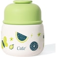 thumbnail image 1 of Hot Food Thermos, 500ml Insulated Lunch Box, 316 Stainless Steel with Bowl and Spoon, Handle, for Soup (Fruit World), 1 of 5