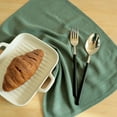 thumbnail image 4 of Set of 4 Napkins Cloth Washable, Soft, Durable, Absorbent, Cotton Blend. Table Dinner Napkins Cloth for Hotel, Lunch, Restaurant, Weddings, Events, Parties dark blue 16*12 inches, 4 of 13
