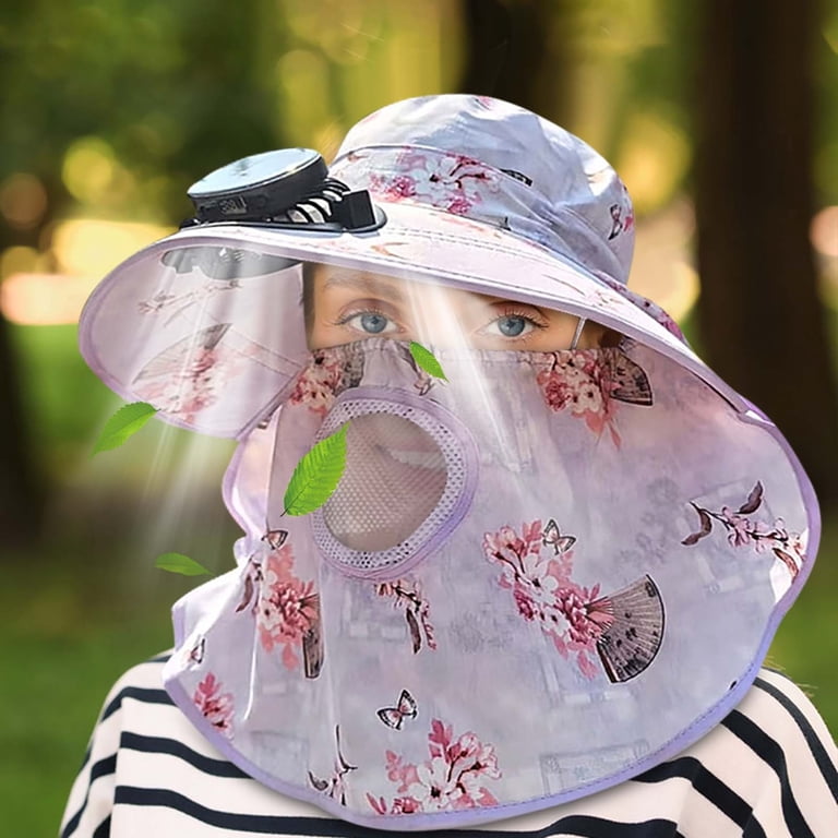 Plus Size Reversible Bucket Hat with Fringe, UPF 50+ Sun Hat for Big Heads, Zylioo Little Size Fringe Bucket Sun Hats,Tassel Summer Hats  main image 2