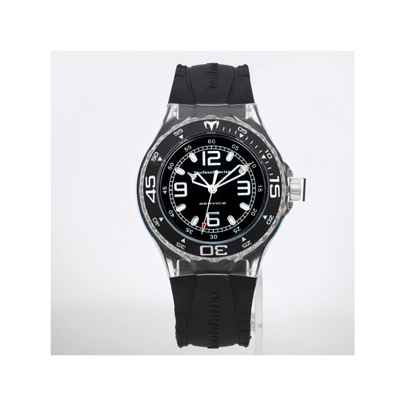 New TechnoMarine Cruise Plastic Black Dial Quartz Ladies Watch TMSW-99A