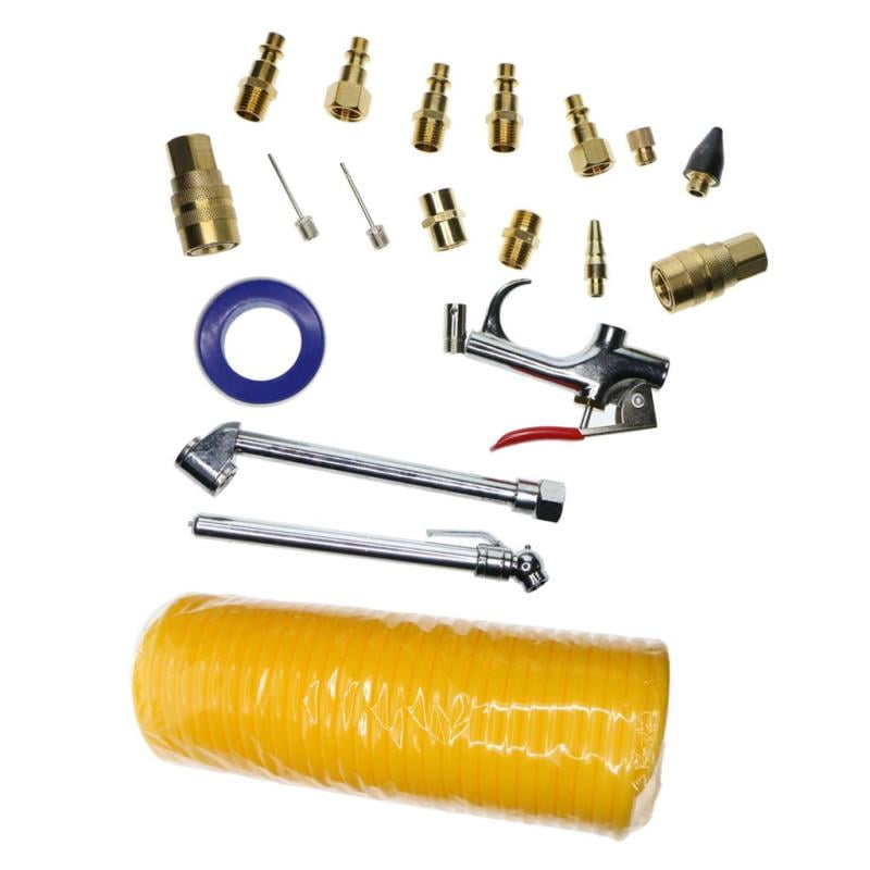 Neilsen 20PC Air Compressor Fittings Accessory Tool Kit Dust Blow Gun 3269* 