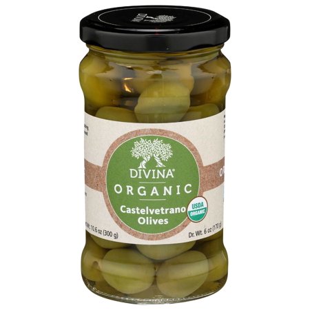 Divina Organic Castelvetrano Olives  6 Ounce -- 6 per case.
