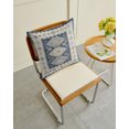 thumbnail image 4 of Waterproof Outdoor Throw Pillows with Inserts 16"x16" Set of 2, Blue Gray Southwest Soft Decorative Pillowcases for Couch Bedroom, Modern Geometric Ethnic Pillow Covers for Sofa Living Room, 4 of 8