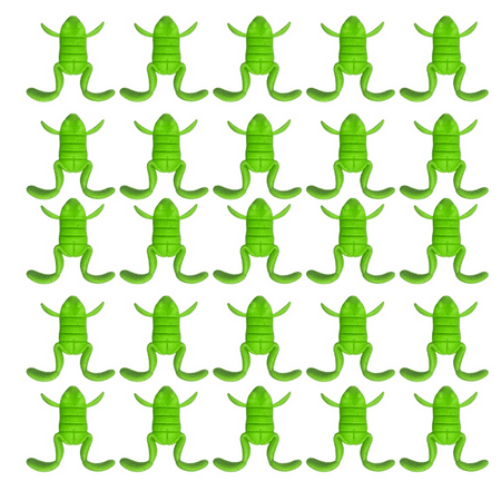 F Frog Soft Bait Kicking Frog Lure Bait Suitable for All Kinds of Carnivorous Fish Soft Bait TPE Green