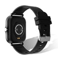thumbnail image 3 of Hombres Smart Watch Digital Bluetooth Compatible con la pantalla Táctil Táctil Reloj de pulsera Fitness Tarifa cardíaca Música Reproductor SmartWatch Electronics Black Silicone Strap seitruly EL005787-04B, 3 of 7