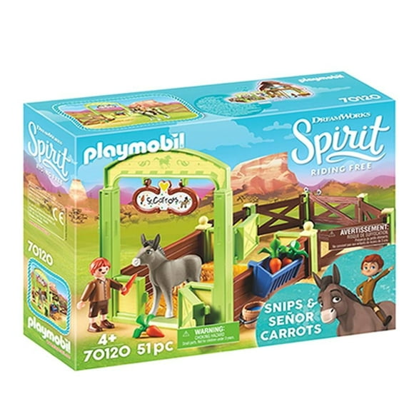 Set Playmobil Spirit Establo del Señor Zanahoria 51 Piezas