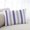 Purple, variant on Grey Striped Oversized Pillow Covers, Minimalist Farmhouse Stripe Soft Breathable Throw Pillow Cases with Invisible Zipper, Decorative Pillowcase Pillows Protectors for Sofa Bed Couch 24"x36"