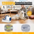 thumbnail image 2 of AIRROBO GP04 Plus Dog Grooming Kit with Vacuum, Pet Clippers Set, Low Noise Grooming Tools, 2 of 9