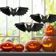 thumbnail image 3 of Adornos Colgantes De Murciélago De Papel De Halloween Con Accesorios De Decoración De Barra De Fiesta De Cordón Para Festival De Fantasmas De Halloween sonducket HA037434-00, 3 of 6