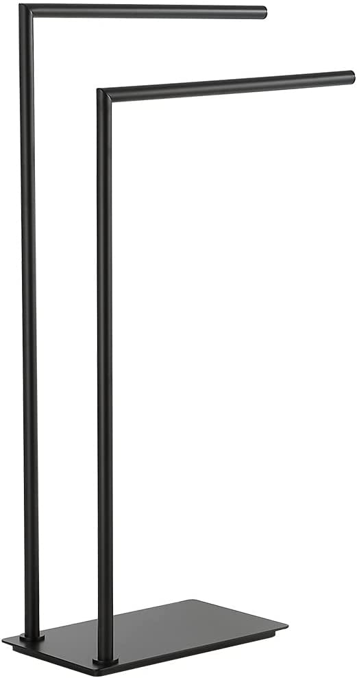 BBNBDMZ LANGPAI Stand Towel Rack for Bathroom Free Standing Double