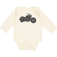 thumbnail image 3 of Inktastic Distressed Motorcycle Boys or Girls Long Sleeve Baby Bodysuit, 3 of 5