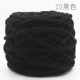 thumbnail image 1 of Nvzi Hilo para ganchillo, 2 rollos, hilo de poliéster, ideal para mantas, bolsos, manualidades, perfecto para aficionados al ganchillo, ideal para regalar y proyectos de bricolaje, negro, 1 of 5