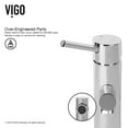 thumbnail image 6 of VIGO Noma Single Handle Single-Hole Bathroom Faucet in Chrome, 6 of 11
