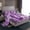 White Purple, variant on jejeloiu Leopard Print Twin Sheet Sets,Waves Geometric Striped Twin Fitted Sheet,Brown Black Flat Sheet For Girls Kids,Ultra Soft Home Decor,3-Piece