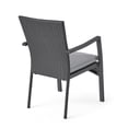 thumbnail image 2 of Christopher Knight Home Ferris Acacia Wood and Wicker 5-piece Dining Set by  Gray, 2 of 5