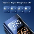 thumbnail image 5 of Wireless Tire Inflator with Rechargeable Battery, 6.7x2.75x1.96in, Digital Pressure Gauge, 5 Modes Auto-Shutoff, 5 of 9