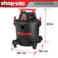 thumbnail image 4 of Shop-Vac 8 Gallon 6.0 Peak HP Wet/Dry Vacuum, 4 of 14