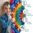 thumbnail image 3 of Blackout Kids Curtains,Colorful Tie Dye Floral Mandala Childrens Insulated Curtains Set Of 2,Bedroom Essentials,Toddler Room Decor 42"x54", 3 of 5