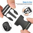 thumbnail image 5 of Che Yi Bao 2 pack 1 inch 11 Yards Nylon Webbing Strap / 2 Set Plastic Buckles Side Release, 5 of 8