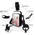 thumbnail image 5 of HELLHERO Hummingbird Rose Shoulder Bag with Adjustable Strap Men, Women for Casual Use 4.33"x1.97"x7.09", 5 of 7