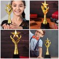 thumbnail image 5 of Raindrops Golden Plastic Trophy for Awarding with Smooth Surface and Stable Longevity 2Pcs, 5 of 8