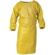 Kimberly-Clark KCC09830 Shirt Kleenguard A70 Chemical Spray Protection Smock Coverall, Yellow