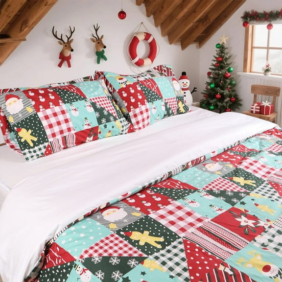 Hitime Luxury Twin Duvet Cover Floral, Soft & Breathable Microfiber 2 Pieces Twin Bedding Sets, Pattern Twin Comfy Duvet Cover, with Zipper Closure, Includes 1 x Pillowcase, 1 x Duvet Cover